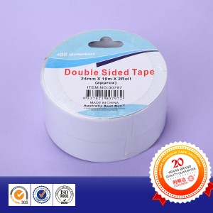 Double Sided Tape Information Sheet