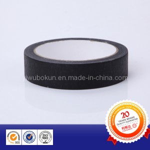 Economic Black Crepe Masking Paper Tape