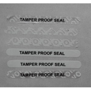 Custom Made Pet Self Adhesive Void Sticker for Tamper Proof