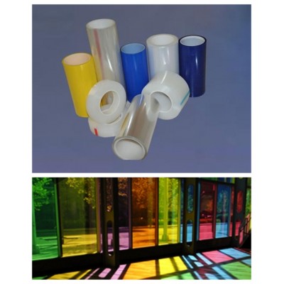Adhesive Transparent Pet Film Decoration