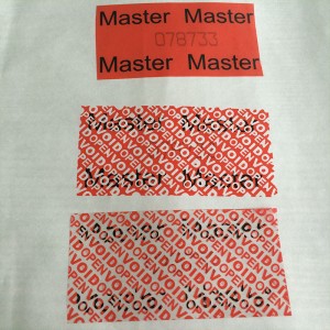 China Manufacture Hot Sale High Qualityc Warranty Label Sticker