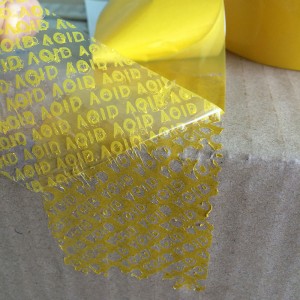 Custom Security Void Tape Material