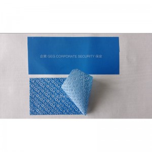 Tamper Evident Electronic Security Packing Label