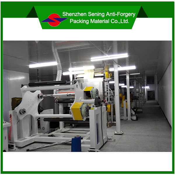 Pet Blue Non Residue Adhesive Security Void Sealing Tape